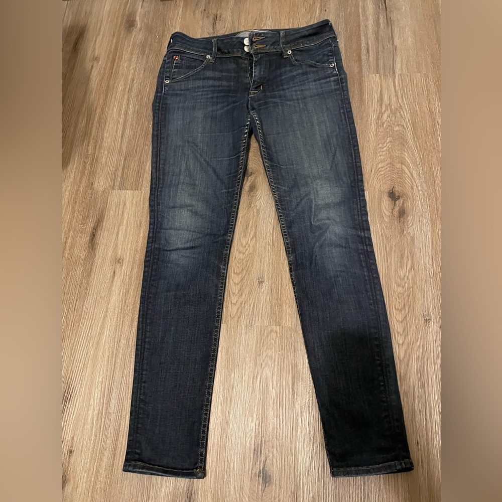 Hudson Collin Flap Pocket Skinny Jeans - 28